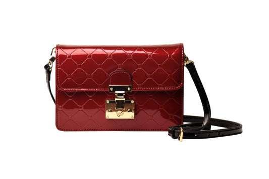 Bravo Handbag , Julia Wallet Handbag, Red